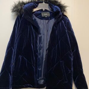 Velvet Quilted Coat